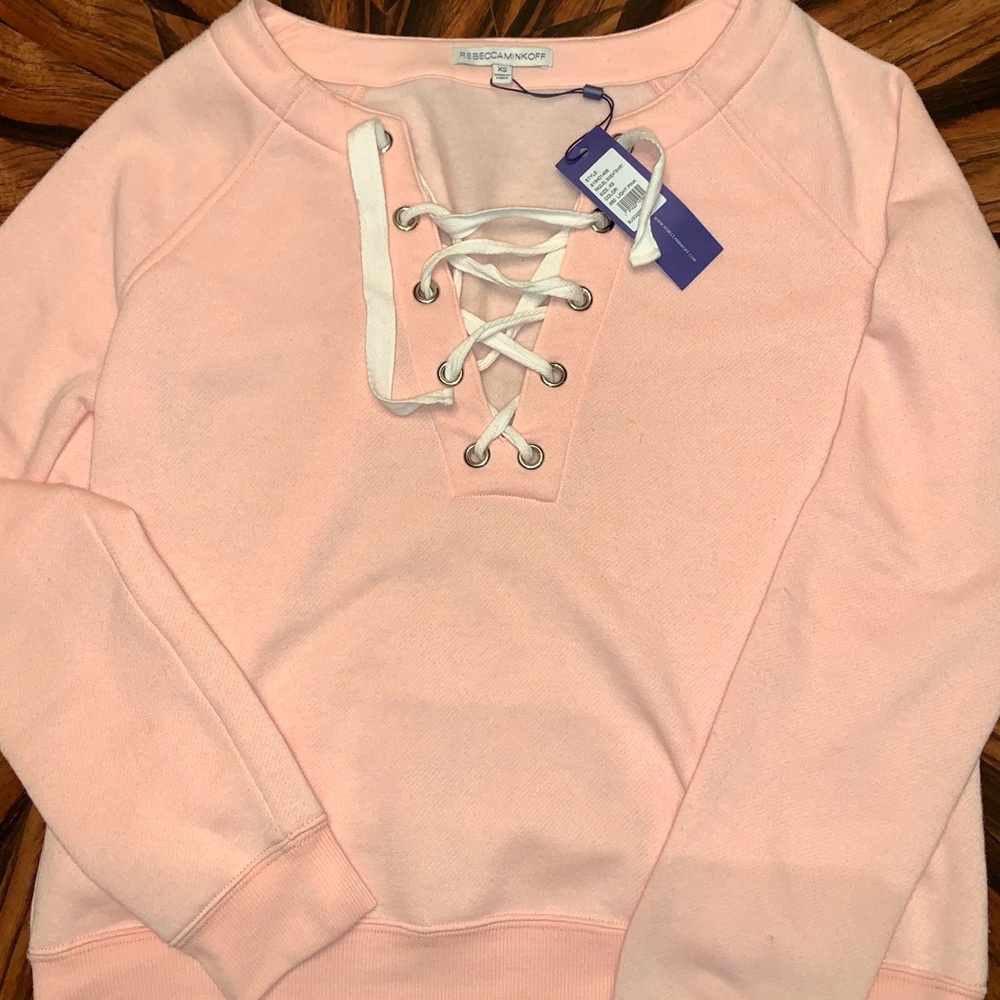 Rebecca Minkoff Light Pink Sweatshirt